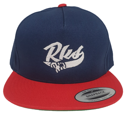 League Snapback (Navy/Red)